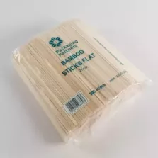 Bambou baton plat 21cm marque Packaging Partners paquet 500 pieces