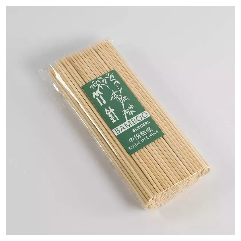 Pics bambou 18cm 3mm 200 pieces rouleau retreci