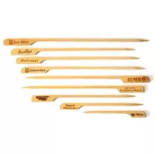 Bambou forme pistolet 12cm imprime 1 face carton 40x250 pieces