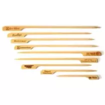 Bambou forme pistolet 18cm imprime 1 face carton 40x250 pieces