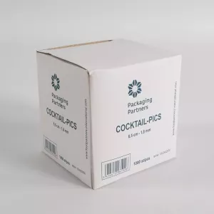 PICS COCKTAIL BAMBOO 1 pointe 1000pcs carved Packaging Partners