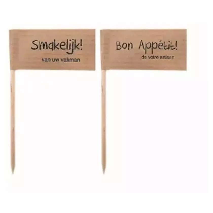 Drapeaux Bon appetit D.V. Artisan 25x40mm