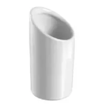 Verre amuse ceramique rond blanc diametre 44mm haut 82mm