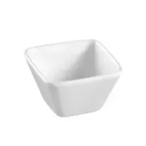 Verre amuse ceramique carre blanc 58x58x36mm