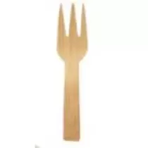 Mini fourchette bambou 9cm 24x50 pieces