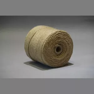 Ficelle de lin 4-fil grise 500g