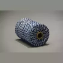 Ficelle cotton KC2 bleu-blanc 200g
