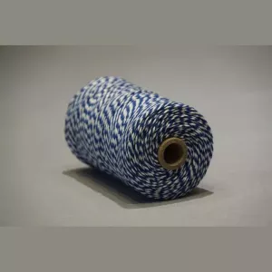 Ficelle cotton KC2 bleu-blanc 200g