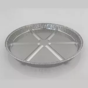 Plat party diametre 40cm 6 compartiments aluminium