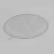 PET couvercle plat party diametre 40cm transparent