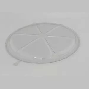 PET couvercle plat party diametre 40cm transparent