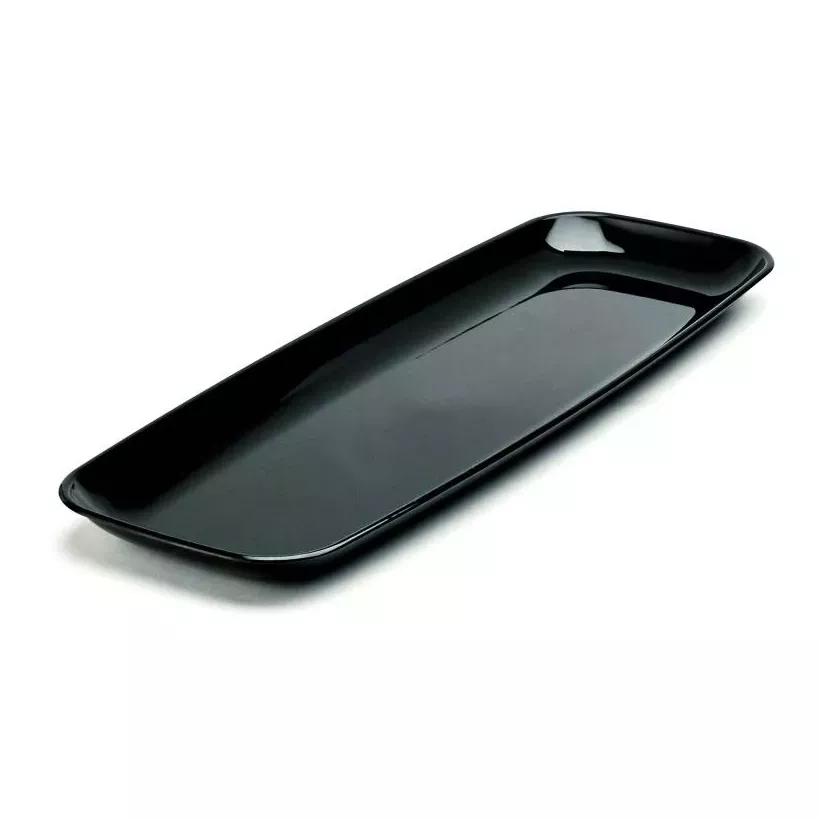 PS plat rectangulaire 17x45cm noir Sabert