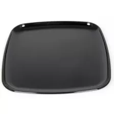 PS plat carre 27x27cm noir injecte Sabert