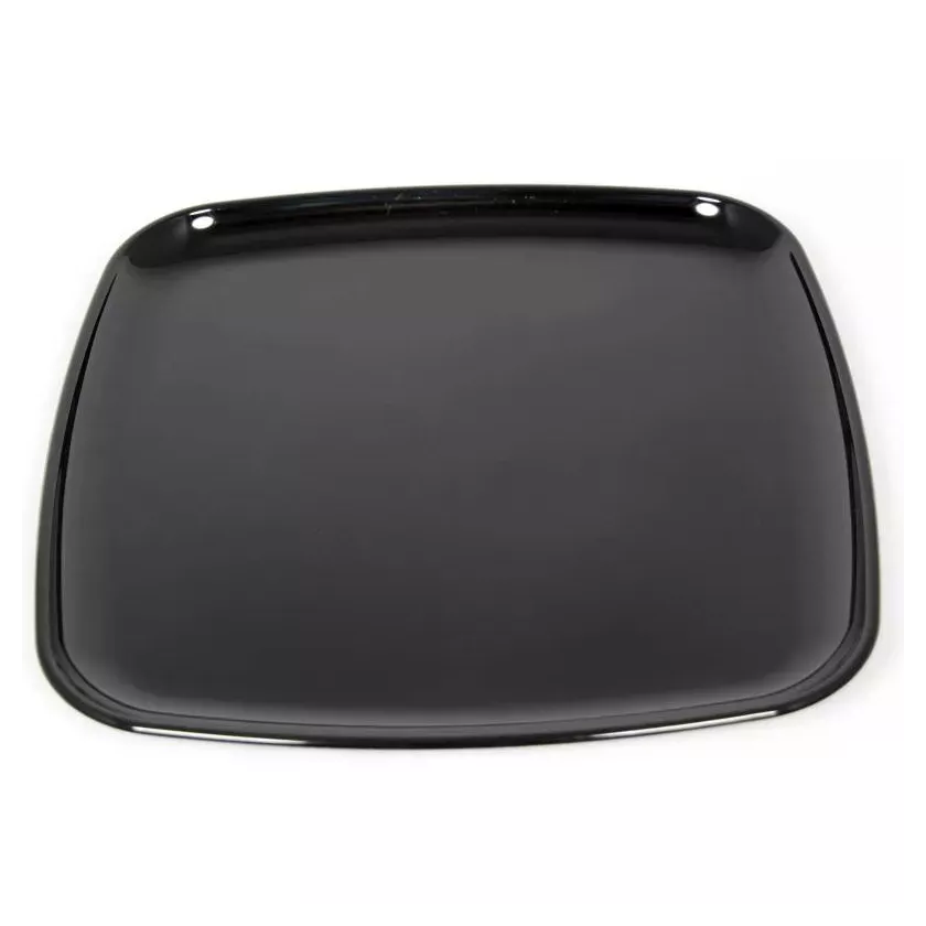 PS plat carre 27x27cm noir injecte Sabert