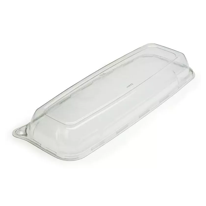 PET couvercle rectangulaire 17x45cm clear Sabert