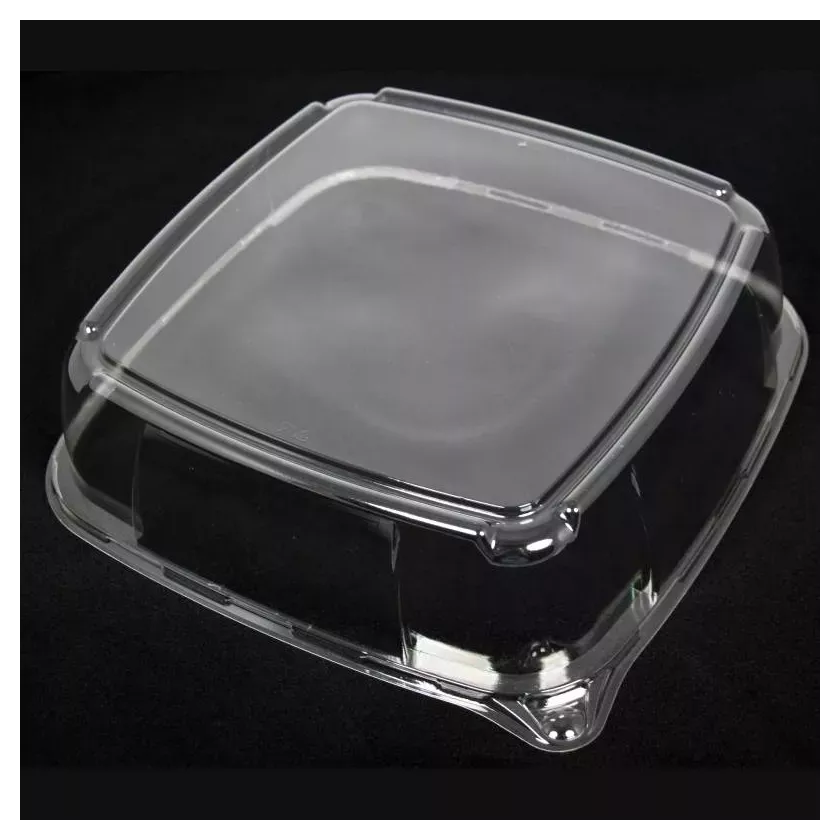 PET square couvercle 27x27cm clear Sabert