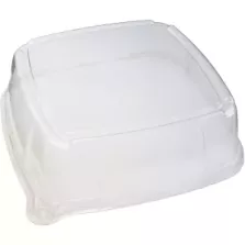 RPET square couvercle 30x30cm clear Sabert