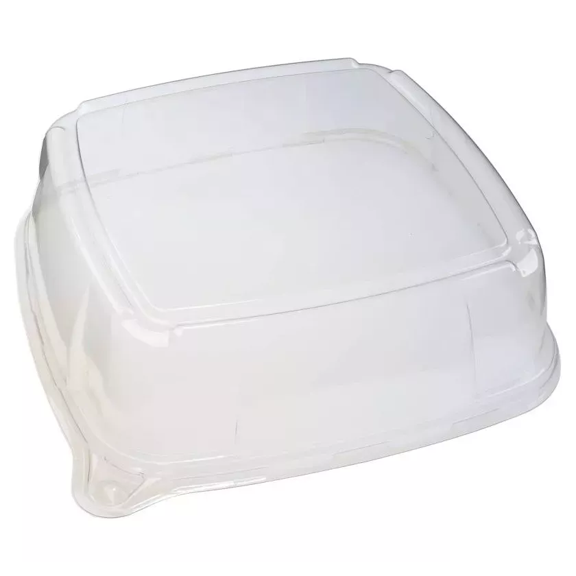 RPET square couvercle 30x30cm clear Sabert