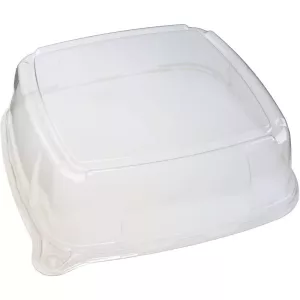 RPET square couvercle 30x30cm clear Sabert