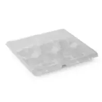 RPET ravier 250x250x33mm carre transparent 7 compartiments ZEN