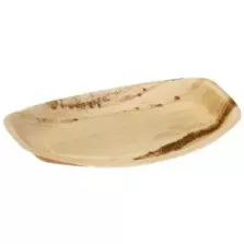 Plat catering 345x235x25mm compostable feuille de palme Eco