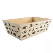 Barquette bois 3kg 290x190x92mm Claes standard