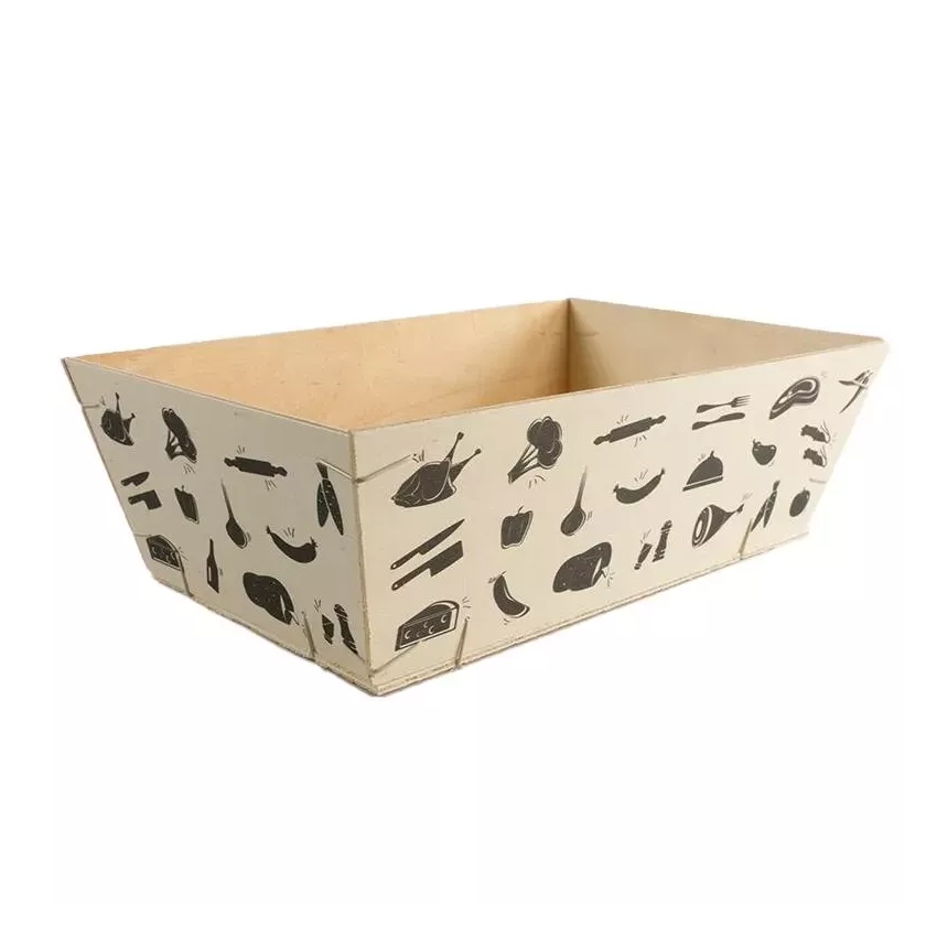 Barquette bois 3kg 290x190x92mm Claes standard
