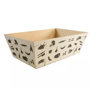 Barquette bois 3kg 290x190x92mm Claes standard