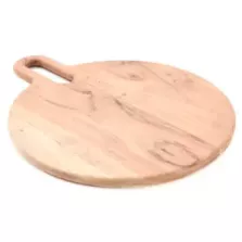 Planche a decouper bois rond diametre 32cm