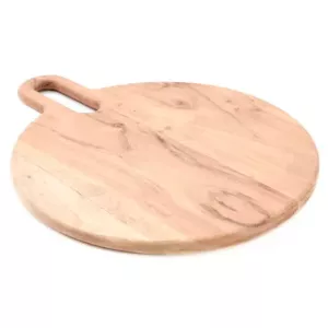 Planche a decouper bois rond diametre 32cm