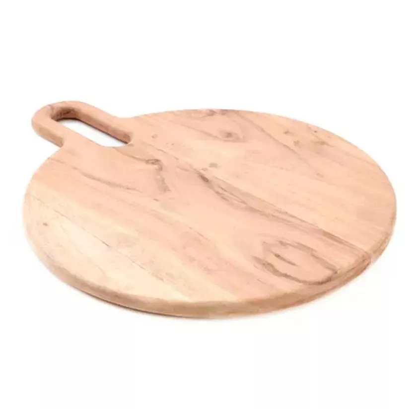 Planche a decouper bois rond diametre 40cm