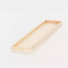 Plateau en bois rectangle 600x150x20mm