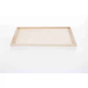 Plateau en bois rectangle 450x250x20mm