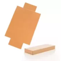 Couvercle carton pour plateau rectangle 600x250xh110mm