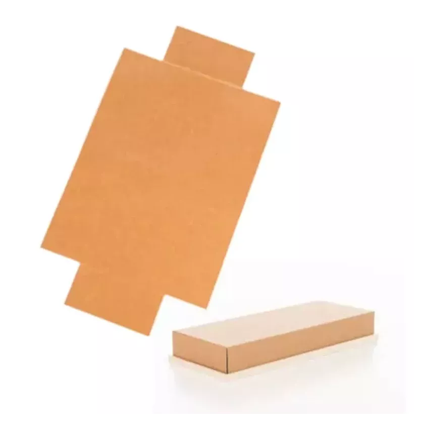 Couvercle carton pour plateau rectangle 600x250xh110mm