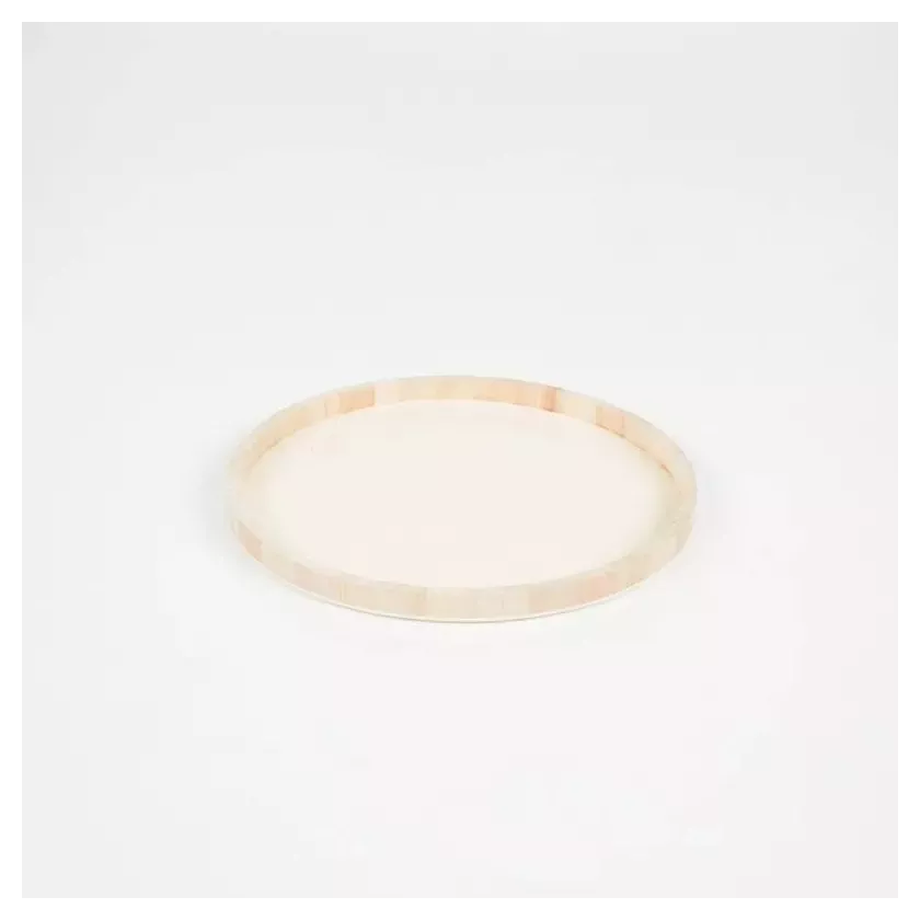 Plateau en bois rond diametre 250x20mm