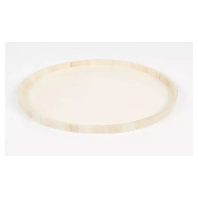 Plateau en bois rond diametre 450x20mm