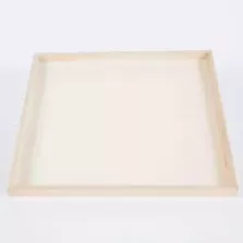 Plateau en bois carre 380x380x20mm