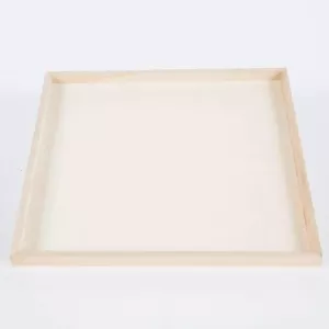 Plateau en bois carre 380x380x20mm