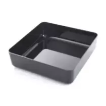 Plat Poliproof noir 28x28x8cm