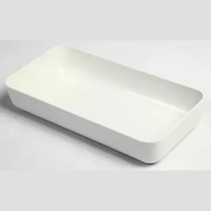 Plat Poliproof blanc 28x14x5cm