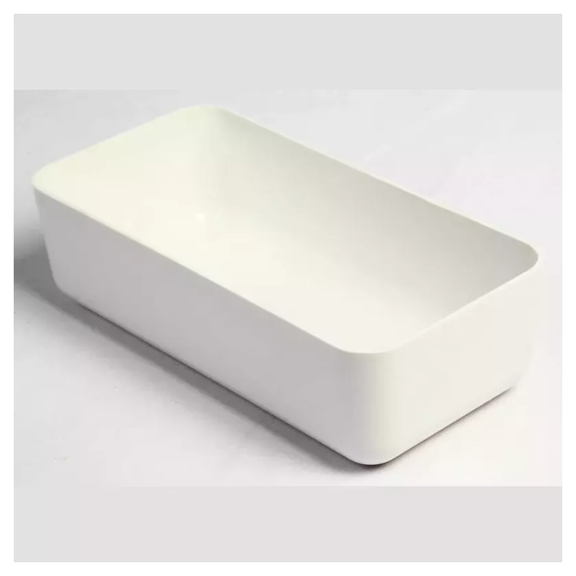 Plat Poliproof blanc 28x14x8cm