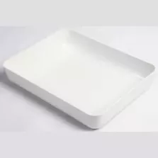 Plat Poliproof blanc 28x21x5cm
