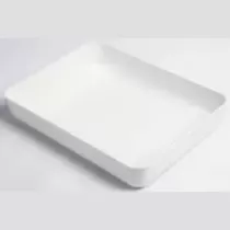 Plat Poliproof blanc 28x21x5cm