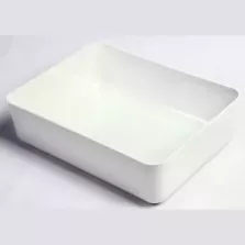 Plat Poliproof blanc 28x21x8cm