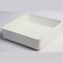 Plat Poliproof blanc 28x28x8cm