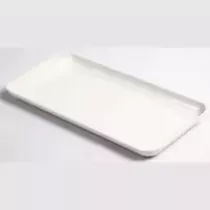 Plat Poliproof blanc 21x42x2cm