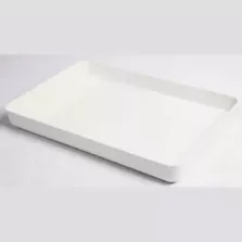 Plat Poliproof blanc 28x42x5cm