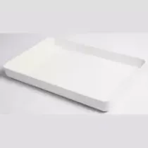 Plat Poliproof blanc 28x42x5cm