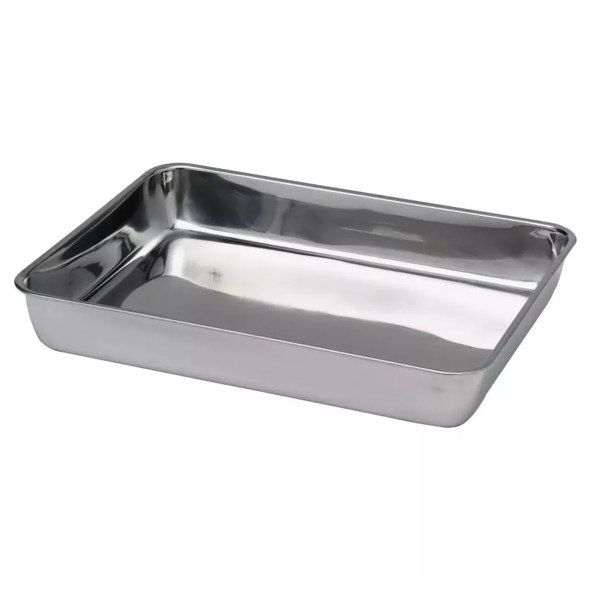 Plat 310x240x48mm inox